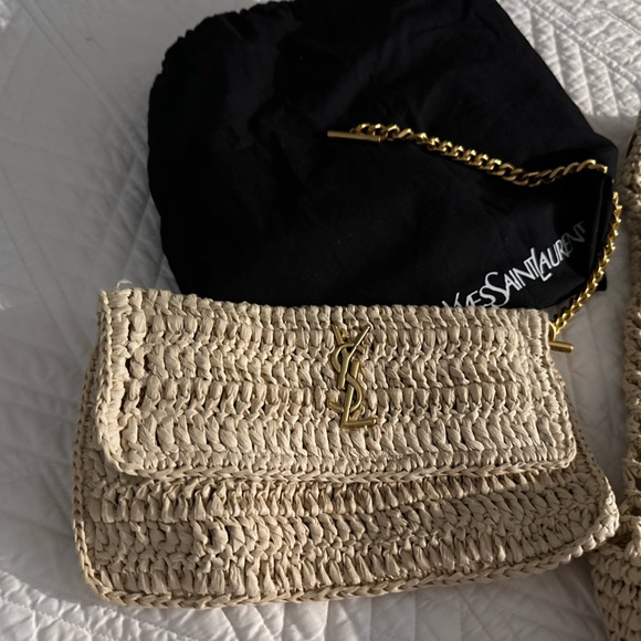 YSL Rafia Pouch - Picture 1 of 2